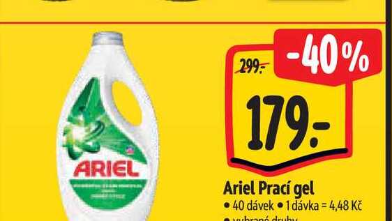 Ariel Prací gel 40 dávek Albert