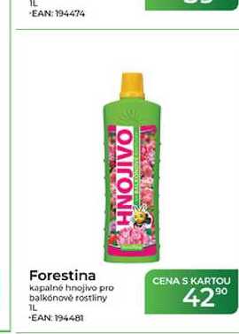 Forestina kapalné hnojivo pro balkónové rostliny 1l