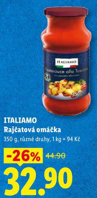 ITALIAMO Rajčatová omáčka, 350 g