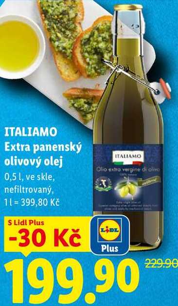 ITALIAMO Extra panenský olivový olej, 0,5 l