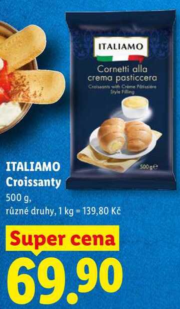 ITALIAMO Croissanty, 500 g