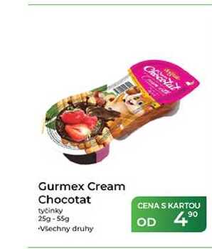 Gurmex Cream Chocotat tyčinky 25g-55g
