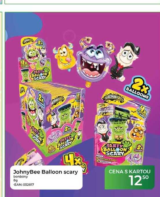 JohnyBee Balloon scary bonbóny 8g