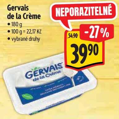 Gervais de la Crème, 180 g 