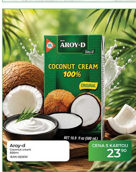 Aroy-d Coconut cream 500ml