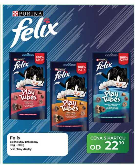 Felix pochoutky pro kočky 50g-200g