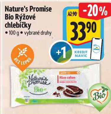 Nature's Promise Bio Rýžové chlebíčky, 100 g 