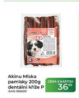Akinu Miska pamlsky 200g dentální kříže