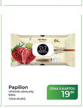 Papilion vlhčené ubrousky 64ks Tamda Foods