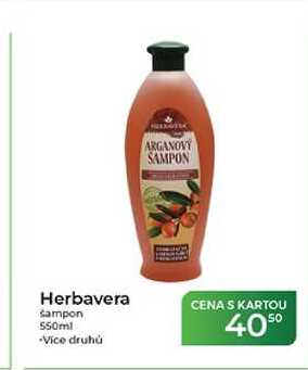 Herbavera šampon 550ml Tamda Foods