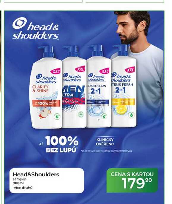 Head & Shoulders šampón 800ml Tamda Foods