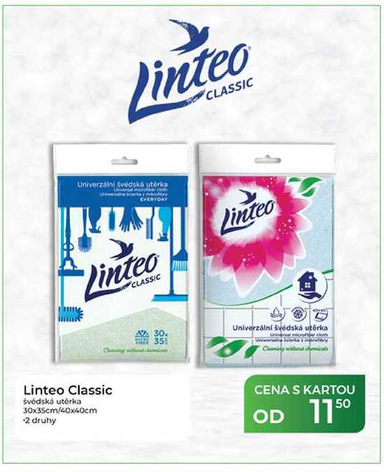 Linteo Classic švédská utěrka 30x35cm/40x40cm Tamda Foods