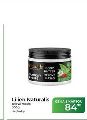 Lilien Naturalis tělové máslo 300g Tamda Foods
