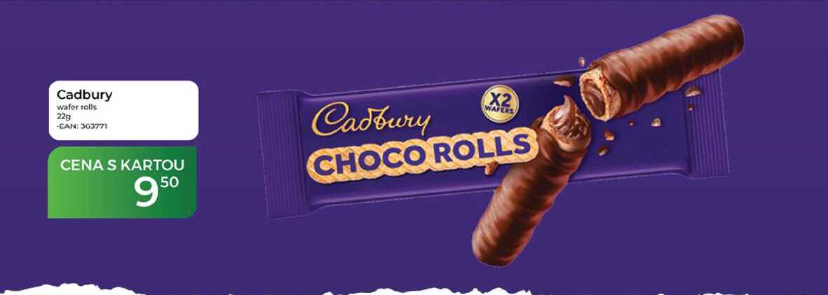 Cadbury wafer rolls 22g