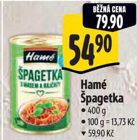 Hamé Špagetka, 400 g 