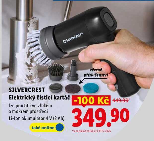 SILVERCREST Elektrický čisticí kartáč