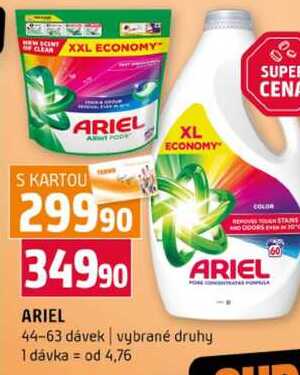 ARIEL 44-63 dávek vybrané druhy Terno