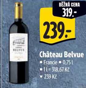 Château Belvue, 0,75 l