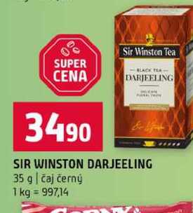 SIR WINSTON DARJEELING 35 g čaj černý 