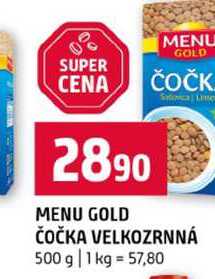 MENU GOLD ČOČK ČOČKA VELKOZRNNÁ 500 g