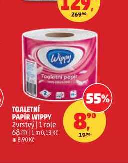 TOALETNÍ PAPÍR WIPPY Penny Market