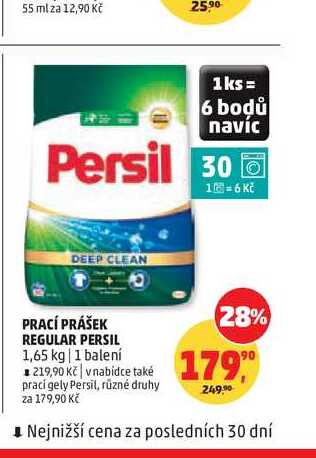 PRACÍ PRÁŠEK REGULAR PERSIL 1,65 kg