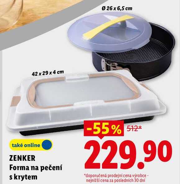 ZENKER Forma na pečení s krytem 
