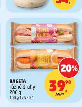 BAGETA různé druhy 200 g