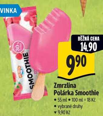 Zmrzlina Polárka Smoothie, 55 ml