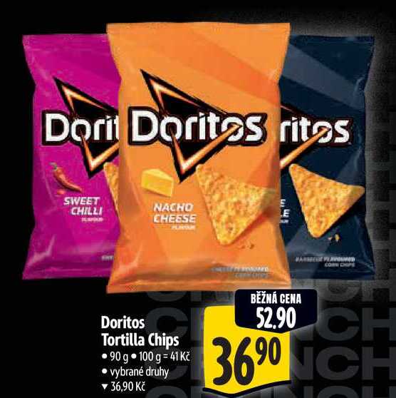 Doritos Tortilla Chips, 90 g 
