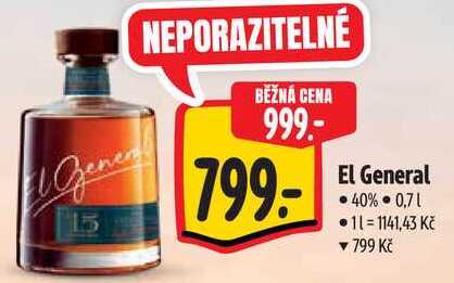 El General, 0,7 l