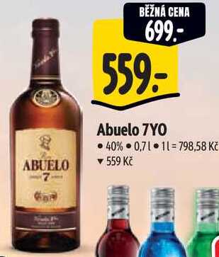 Abuelo 7YO, 0,7 l