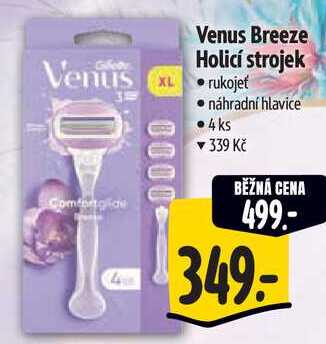 Venus Breeze Holicí strojek + 4 náhradní hlavice Albert