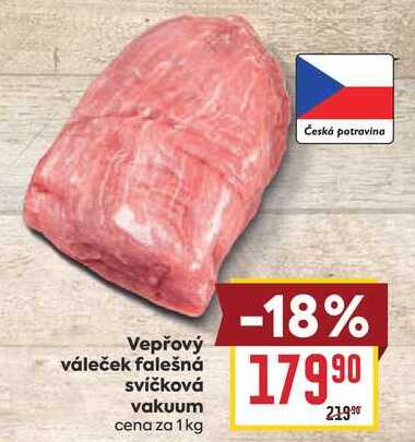 Vepřový váleček falešná svíčková vakuum cena za 1kg 