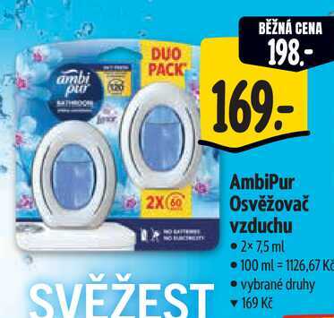 AmbiPur Osvěžovač vzduchu, 2x 7,5 ml Albert