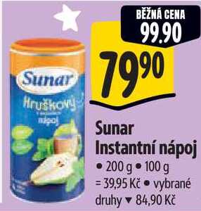 Sunar Instantní nápoj, 200 g Albert