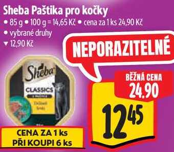 Sheba Paštika pro kočky, 85 g 