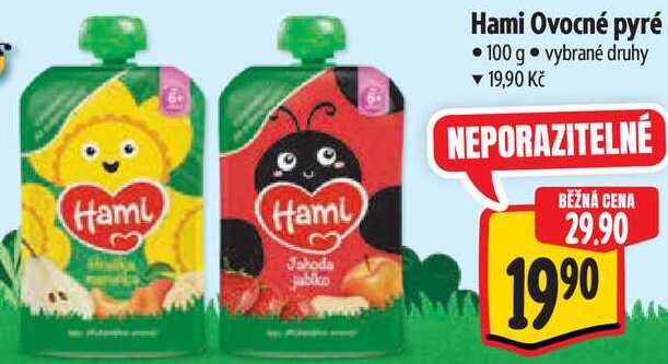 Hami Ovocné pyré, 100 g Albert