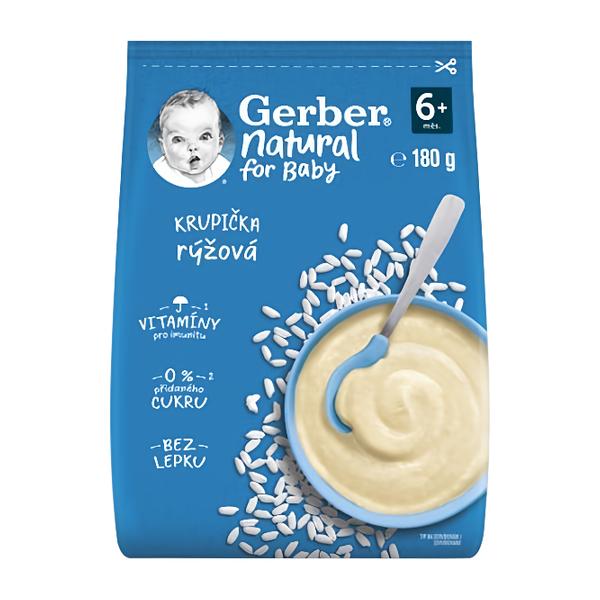 Gerber Natural rýžová krupička Košík.cz