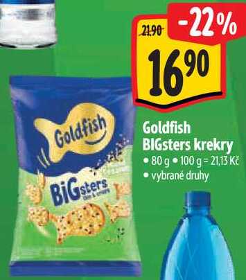 Goldfish BIGsters krekry, 80 g
