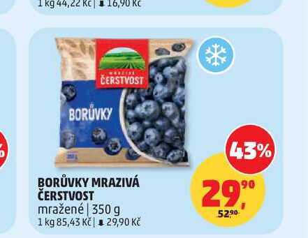 BORŮVKY MRAZIVÁ ČERSTVOST mražené | 350 g
