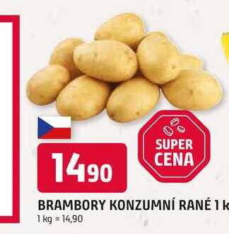 BRAMBORY KONZUMNÍ RANÉ 1 kg