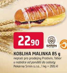 SRNÍN KOBLIHA MALINKA 85 g 