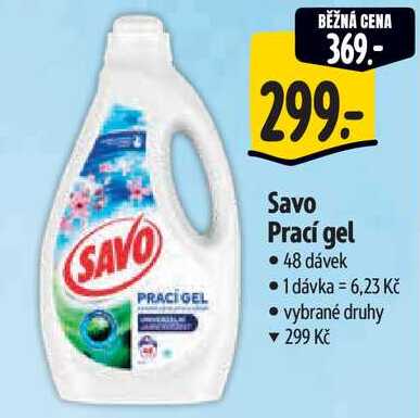 Savo Prací gel, 48 dávek Albert