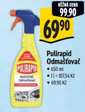 Pulirapid Odmašťovač, 650 ml Albert