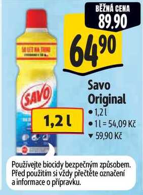 Savo Original, 1,2 l Albert