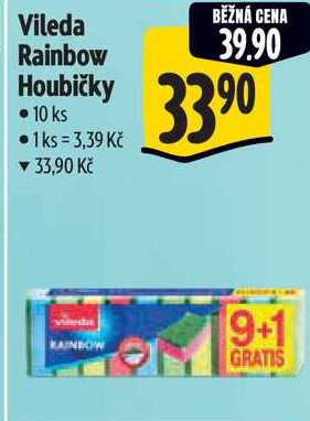 Vileda Rainbow Houbičky, 10 ks Albert