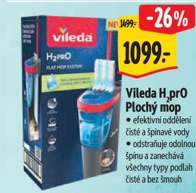 Vileda H,pro Plochý mop 