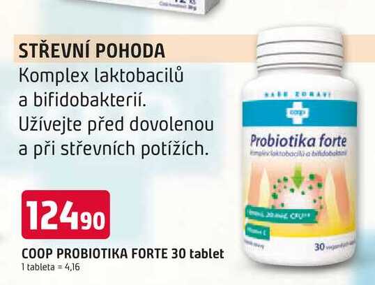 COOP PROBIOTIKA FORTE 30 tablet Trefa