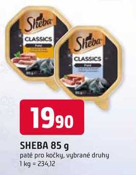 SHEBA 85 g patě pro kočky, vybrané druhy 